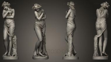 Figurines of girls (STKGL_0146) 3D model for CNC machine